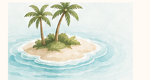 Insel Illustration